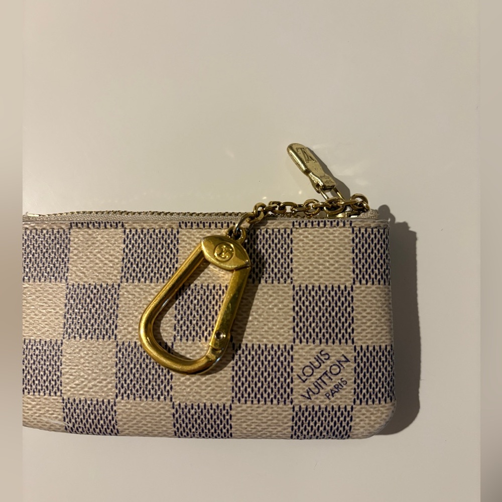 LOUIS VUITTON damier azur key cles - Picture 2 of 3
